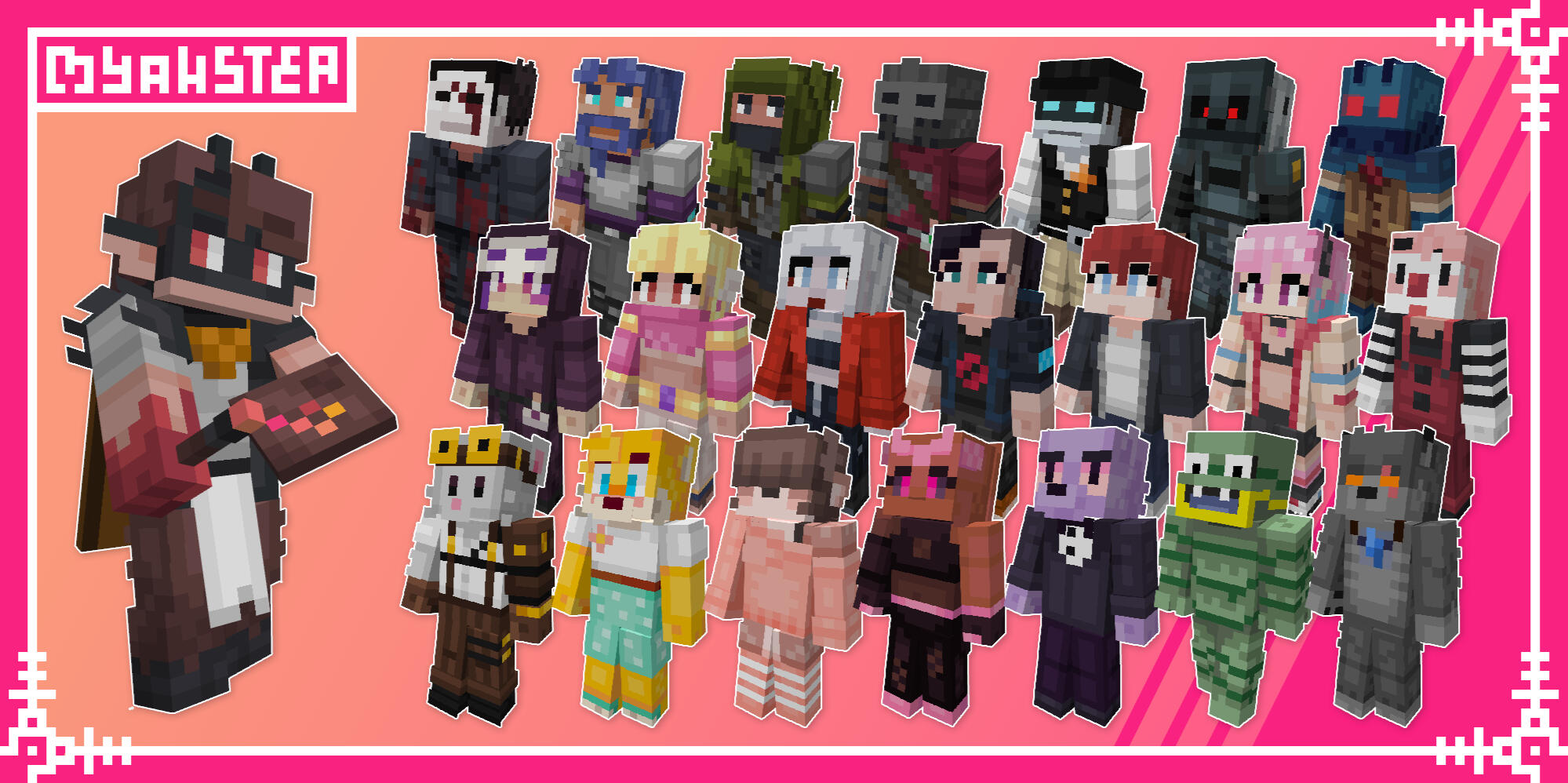 Myahster's skin examples